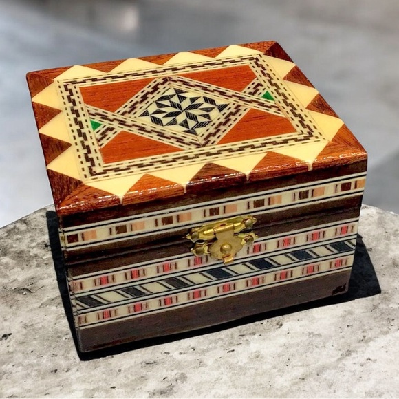 Other - 🌺Vintage Inlaid Wood/Marquetry Box from Spain